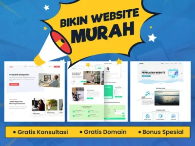 Jasa Pembuatan Website UMKM, Sekolah, Perusahaan, Dll. GRATIS DOMAIN!