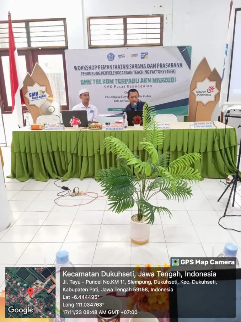 Pemanfaatan Sarpras Pendukung Kelas Industri Teaching Factory (TeFa)