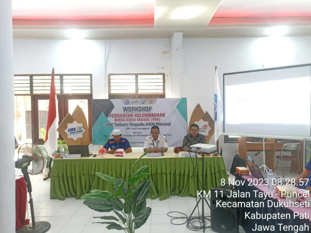Workshop Penguatan Kelembagaan BKK SMK Telkom Terpadu AKN Marzuqi