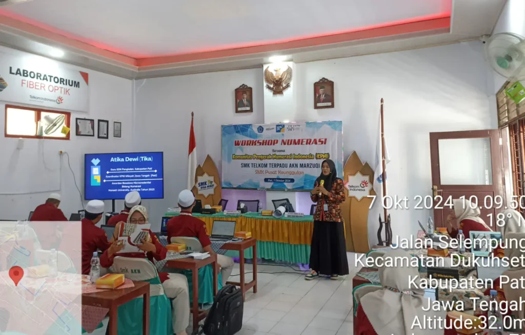Workshop Numerasi SMK Telkom Terpadu AKN Marzuqi Bersama KPNI